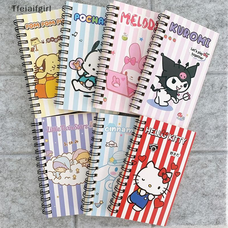 SANRIO ทีเอฟแอล น่ารัก ซานริโอ คุโรมิ มินิแบบพกพาขดลวดโน๊ตบุ๊ค สมุดบันทึก ไดอารี่นักเรียนเครื่องเขียนอุปกรณ์การเรียนกลับไปที่โรงเรียนเด็กของขวัญ กซ