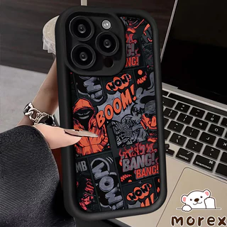 เย็นกราฟฟิตี้การ์ตูนปีศาจ้เคส Redmi 15 14 13 C 10A 12C 12 9A 9C 9 10 10C A1 Note 14 13 11 10 12 9 Pro 10s 11s POCO M3