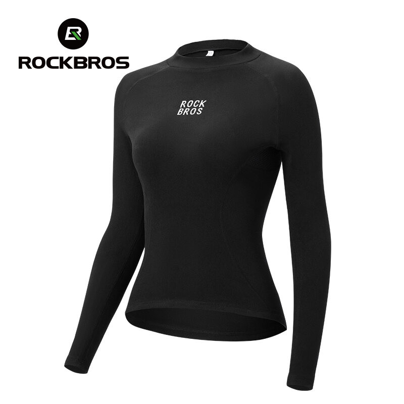 ROCKBROS ขี่จักรยานย์ขนแกะอบอุ่นแขนยาวกีฬานุ่มผิวยืดหยุ่นจักรยานฐานเสื้อผู้หญิงเสื้อผ้า — صورة 8