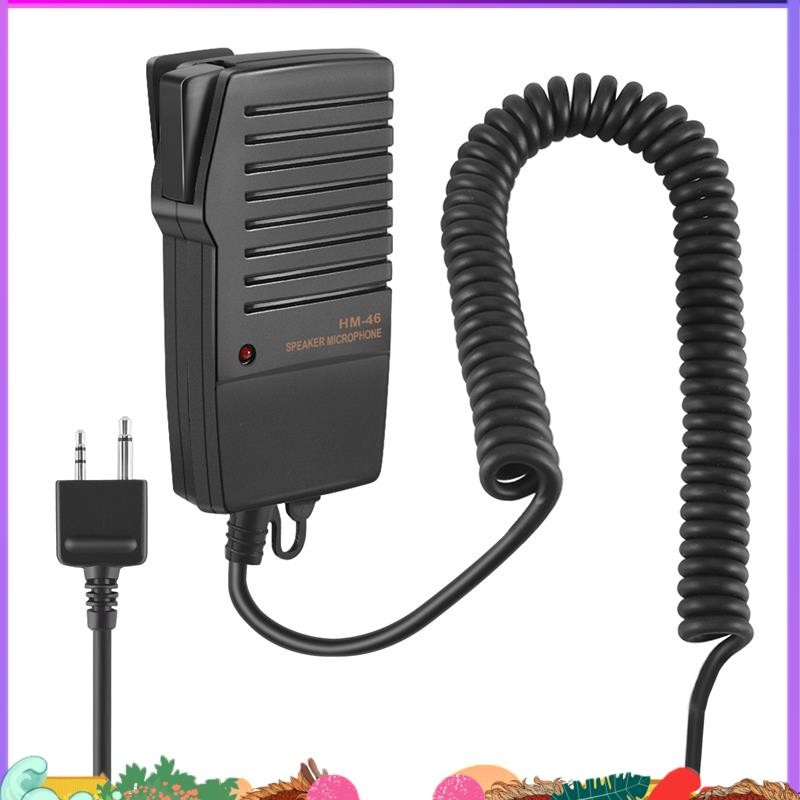 Super Handheld ลําโพงไมโครโฟนสําหรับ Icom Ic-V8 V85 V82 Ic- T8A 2At W32A E90 วิทยุ