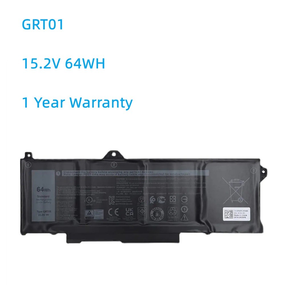 GRT01 64WH Laptop Battery For Dell Latitude 5421 5431 5521 5531 Precision 3561 3571 3470 Alienware m