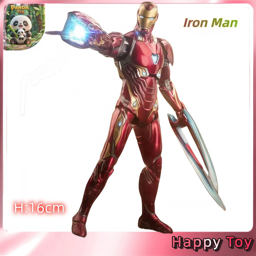 Marvel Avengers Endgame Central Action MK85 Iron Man Deluxe Edition ประกอบ ของเล่น 16 ซม โมเดล