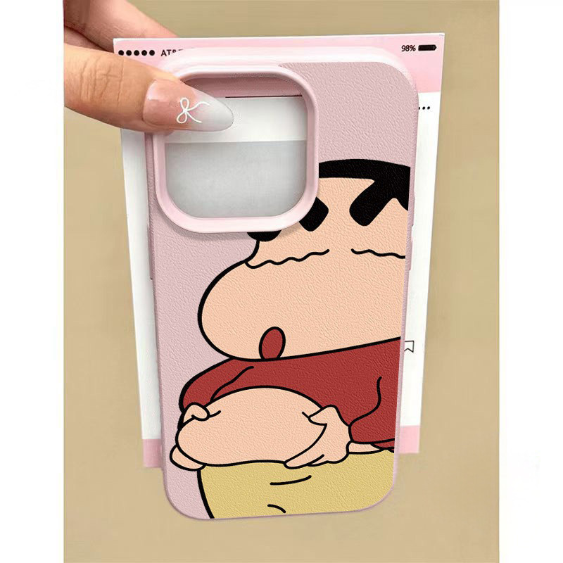 เคส ชินจัง เคสไอโฟน16 สำหรับ IPhone 13 11 12 16 15 14 Pro Max XR X XS Max 15 7 8 Plus