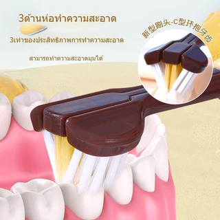 แปรงสีฟันสำหรับเด็กขนอ่อนป้องกันแบคทีเรีย ดูแลเหงือก ทำความสะอาดฟัน ป้องกันฟันผุ สำหรับเด็กอายุ 3-12 ปี
