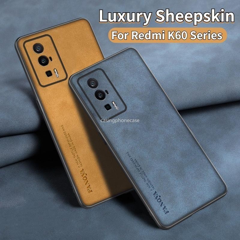สําหรับ Xiaomi Redmi K60 Pro Ultra K60E redmy k60pro K60Ultra RedmiK60 หนังธรรมดาปลอกใส่โทรศัพท์ Mat