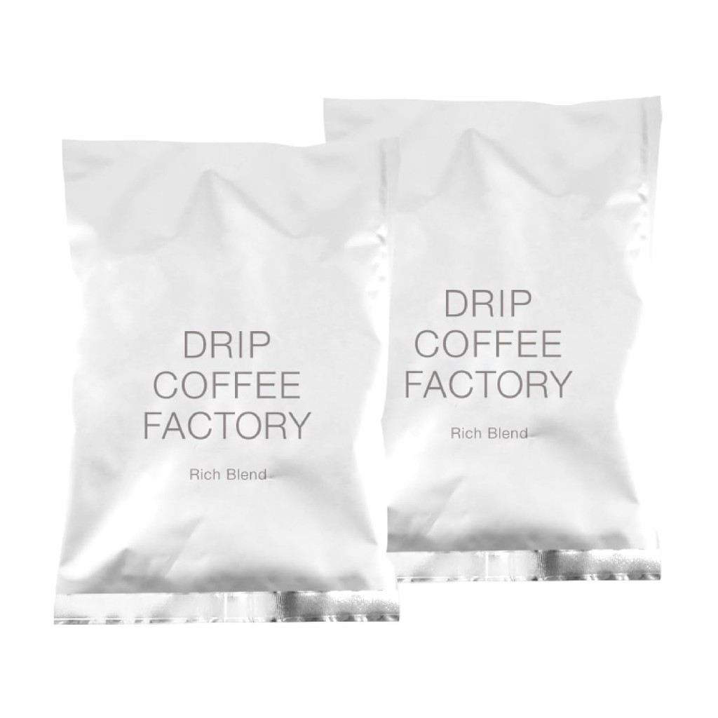 Drip Coffee Factory Rich Blend Coffee Beans Whole, Rich Blend 400g (200g x 2 bags)