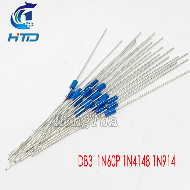 50PCS DB3 1N60P 1N914 1N4148 DO-35 Diac Trigger Diodes  DB-3 1N60 IN914 IN4148 Switching Diodes