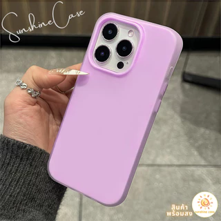 สต๊อกไทย เคสสำหรับไอโฟน12 สีเด่น เคสด้านครอบสองชั้นสีสัน For IPhone13 11 12 14PLUS 6/7/8 15 16Pro PROMAX X XS XR XSMAX