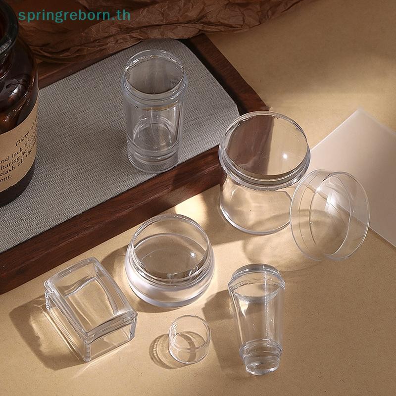 # แฟชั่น ไทย # ซิลิโคนโปร่งใสเล็บปั๊มชุดฝรั่งเศสสําหรับเล็บแผ่นแสตมป์โปแลนด์ลายฉลุแม่แบบซีลแสตมป์มีดโกน.