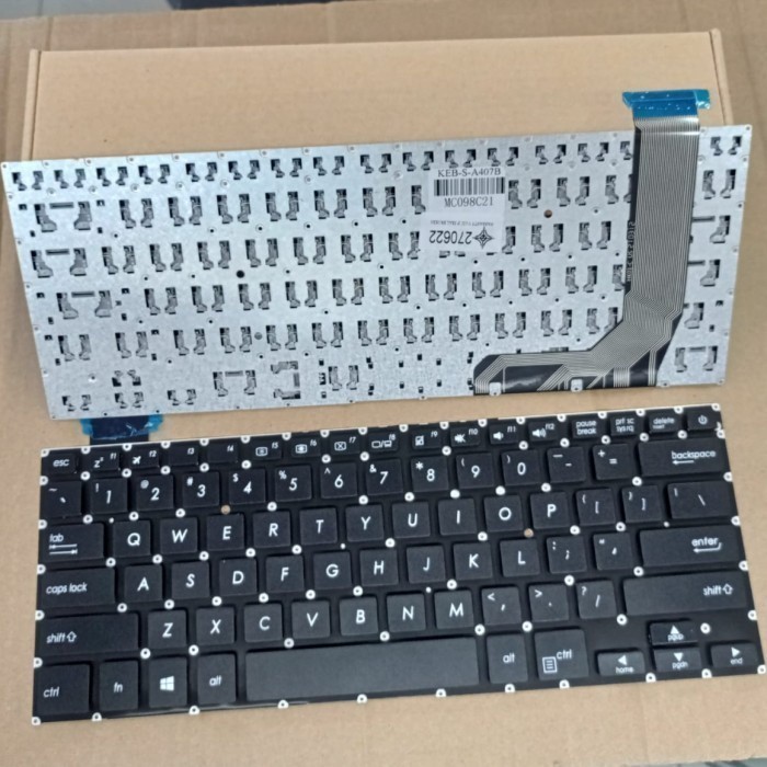 Asus แป้นพิมพ์แล็ปท็อป Asusu X407 X407M X407U X407MA X407UA X407UF X407UB เดิม