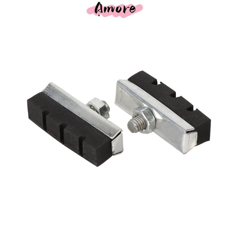 V Brake Pads Rubber Shoes Black Blocks Durable MTB Road Bike Accessories