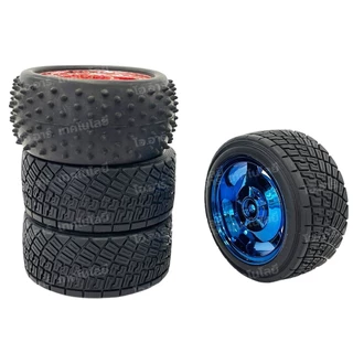 (1ล้อ) ล้อรถ ล้อหุ่นยนต์ ล้อใหญ่ ล้อวิบาก ล้อหนาม ขนาด 83mm/85mm Car Wheel, หน้ากว้าง 35mm/38mm Width Surface Large R...