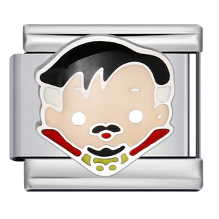 สร้อยข้อมือแบบแยกส่วนอิตาลีอะนิเมะการ์ตูนรูปแบบไทเทเนียมเหล็กสแตนเลส ทําเอง เย็บสร้อยข้อมือ