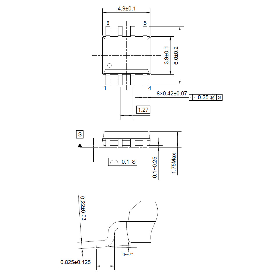 ไอซี IC วงจรรวม Integrated Circuit เครื่องขยายเสียง MD8002A MD8002 8002A 8002 #SOP-8 (1 ตัว) - รูปที่ 3