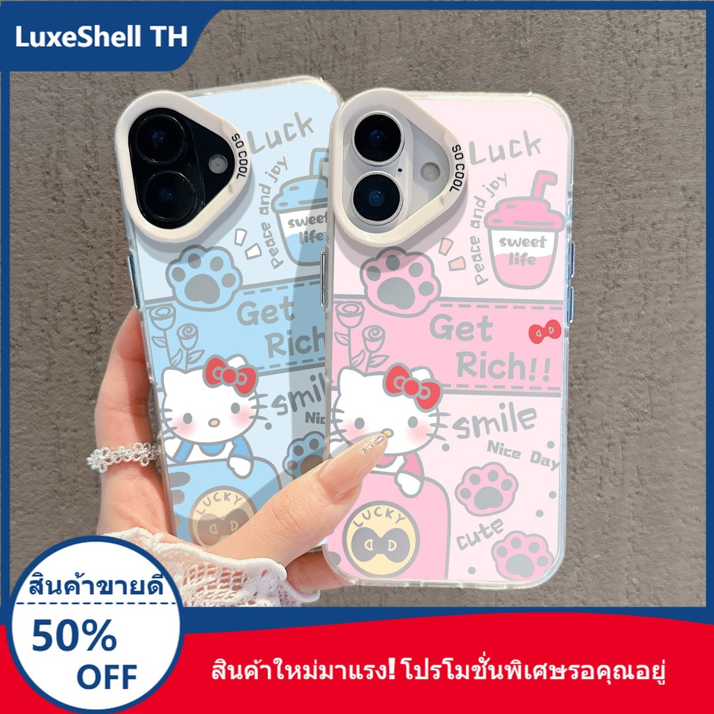 เคสโทรศัพท์ลายการ์ตูนน่ารัก iPhone 16-7/8Plus Samsung A04E, 13, 15, 22, 34, 53, 54, 73, 05, 05s, 06,