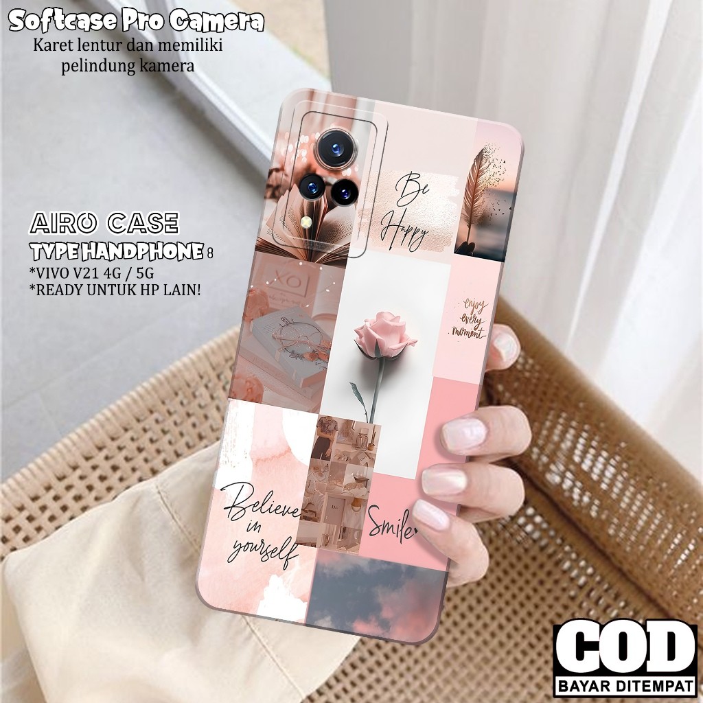 เคส VIVO V21 4G/ 5G Softcase - เคส AIRO - เคส VIVO V21 4G/ 5G - เคส VIVO V21 4G/ 5G - เคสซิลิโคนโทรศ