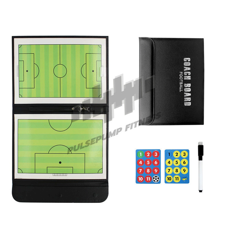 โค้ชกระดานวางแผน กระดานแม่เหล็กวางแผนฟุตบอล กระดานฟุตบอล พกพาได้ง่าย สามารถพับได้ Soccer Coach Match Training คลิปบอร์ด - รูปที่ 7