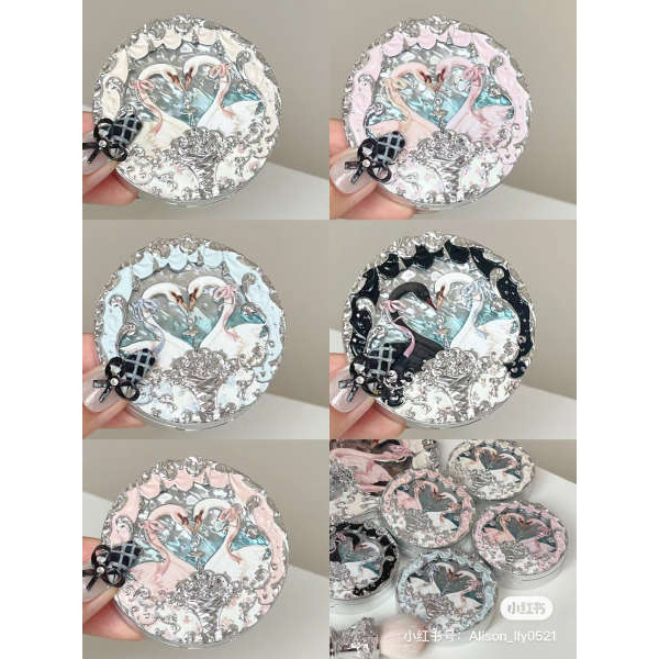 flower knows กล่อง flower knows ดอกไม้รู้กํามะหยี่บัลเล่ต์กํามะหยี่หมอกนูนบลัชขยายเคลือบแต่งหน้าที่ล