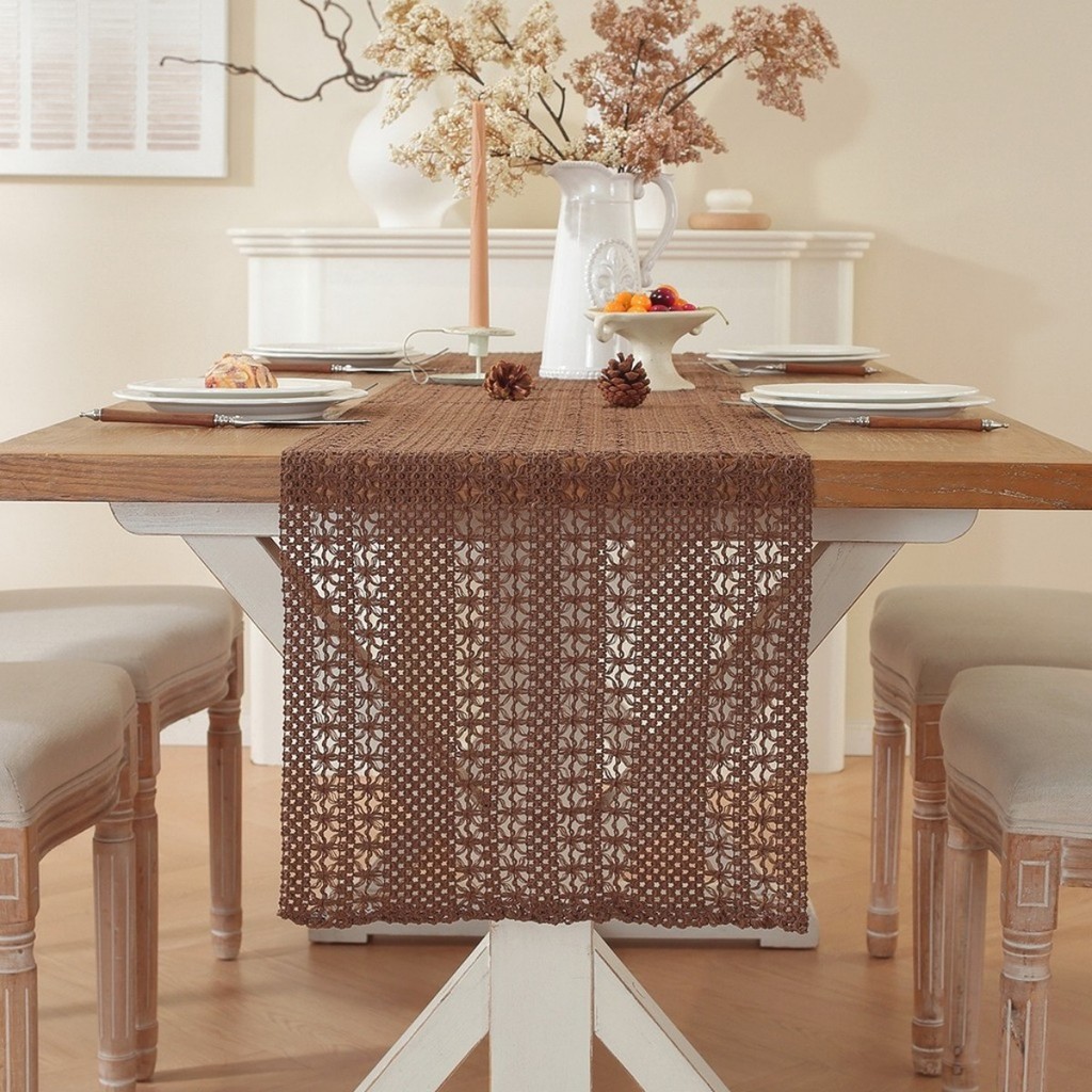 ผ้าปูโต๊ะนอร์ดิกวัสดุผ้าลินินคุณภาพสูงทนทานเสื่อโต๊ะสําหรับรับประทานอาหาร/ชา/ตกแต่งโต๊ะกาแฟ - รูปที่ 5