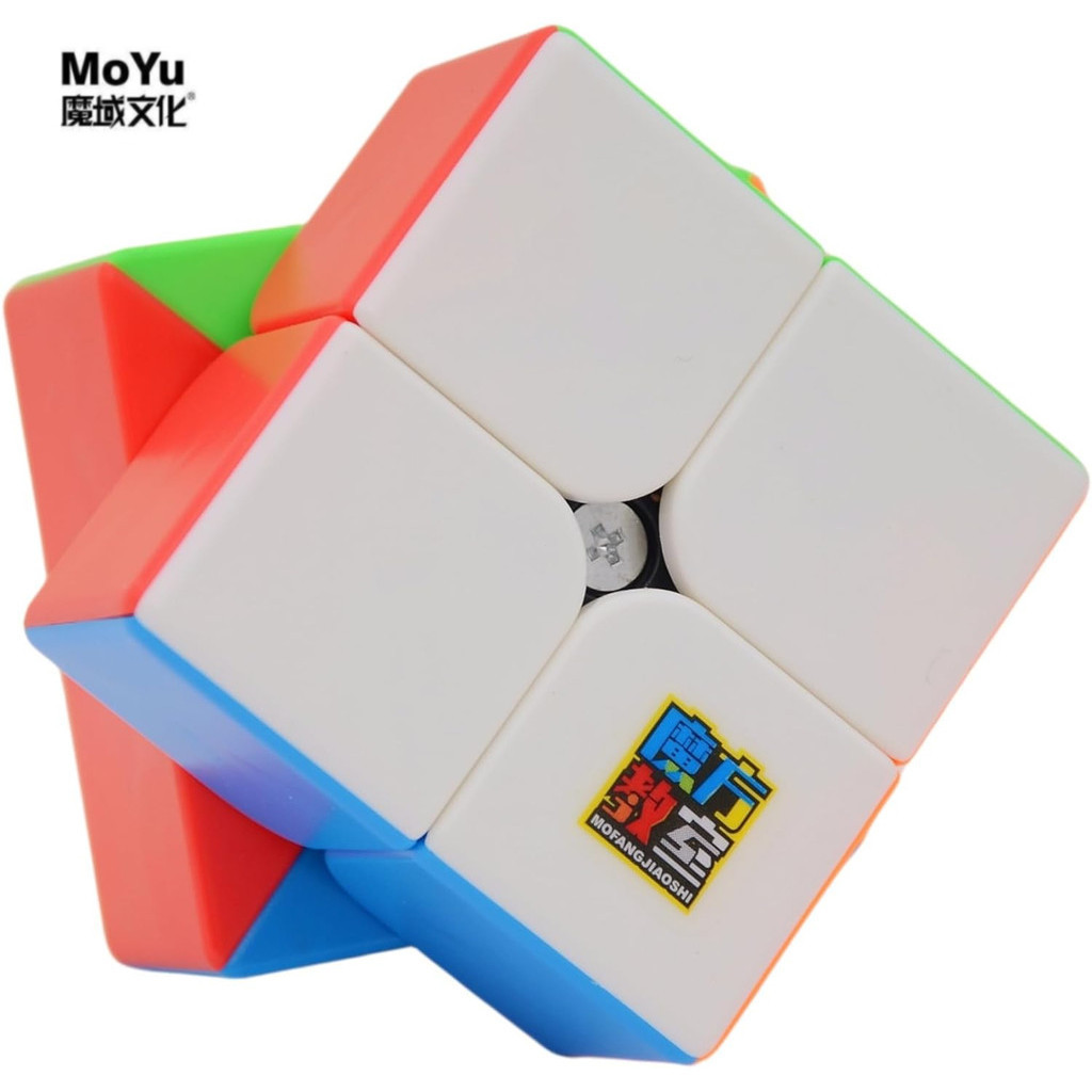 MoYu Meilong 2x2x2 คิวบ์ปริศนา คิวบ์ความเร็ว 2x2 ลูกบาศก์มายากล Moyu MFJS MEILONG 2x2 คิวบิ้ง ห้องเรียนความเร็ว คิวบ์ปริศนา ของเล่น