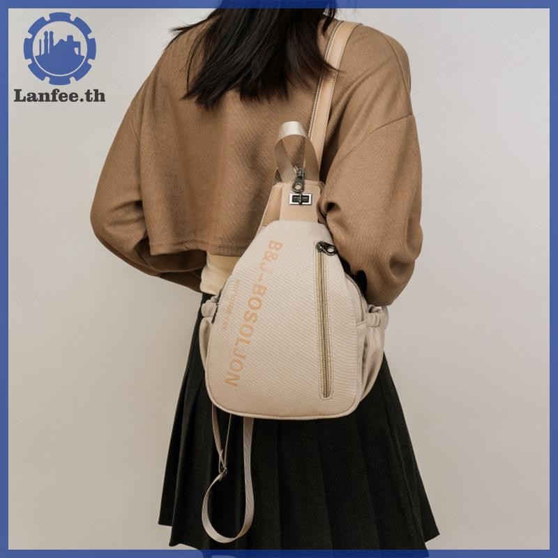 NFE Casual Women Crossbody Chest Bags Fashion Unisex Travel Backpack Multi Pocket Female Shoulder Bag Ladies Daily Use Fanny Pack N