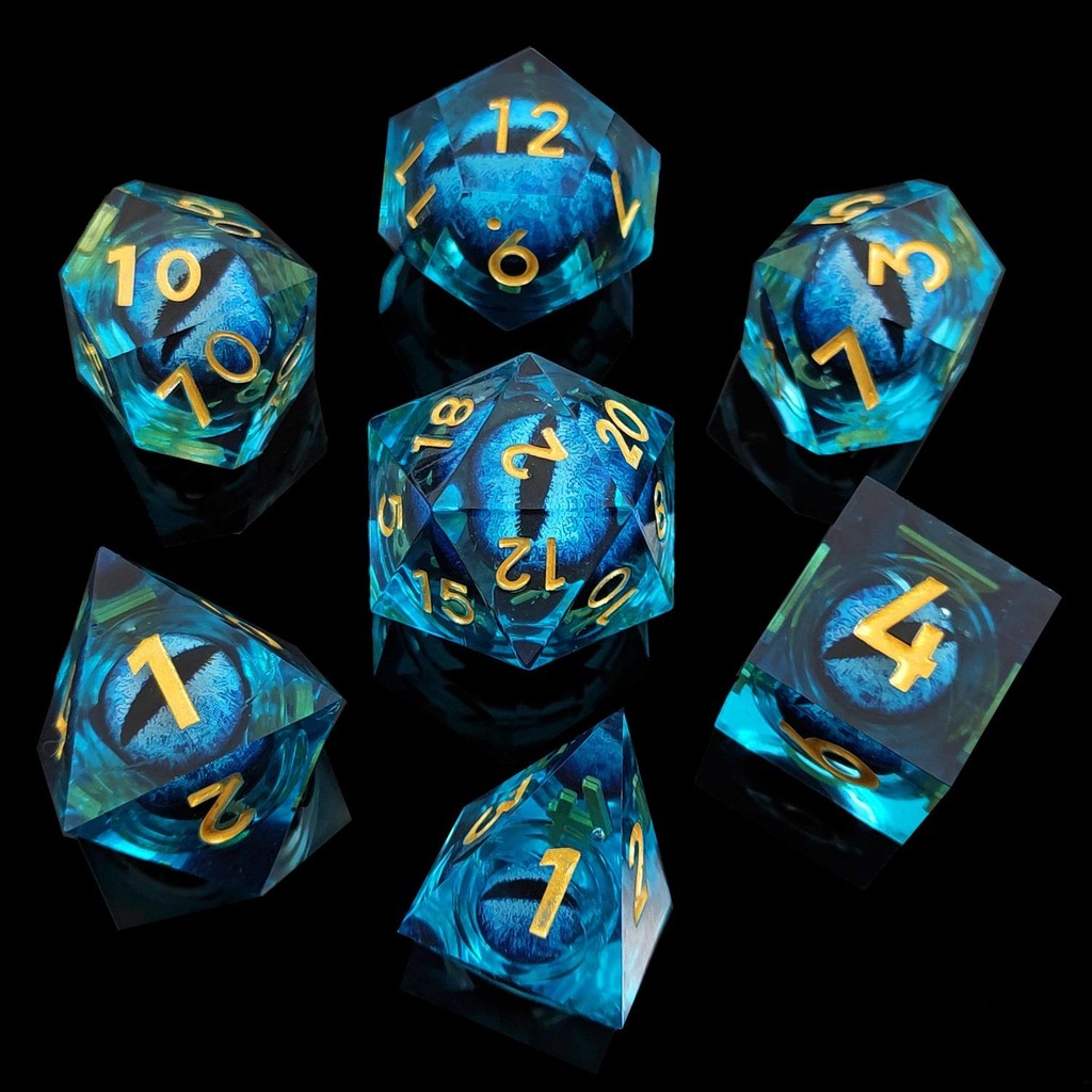 【พร้อมส่ง】พร้อมส่ง dnd dice ลําไย ลูกเต๋า การ์ด dice the dnd