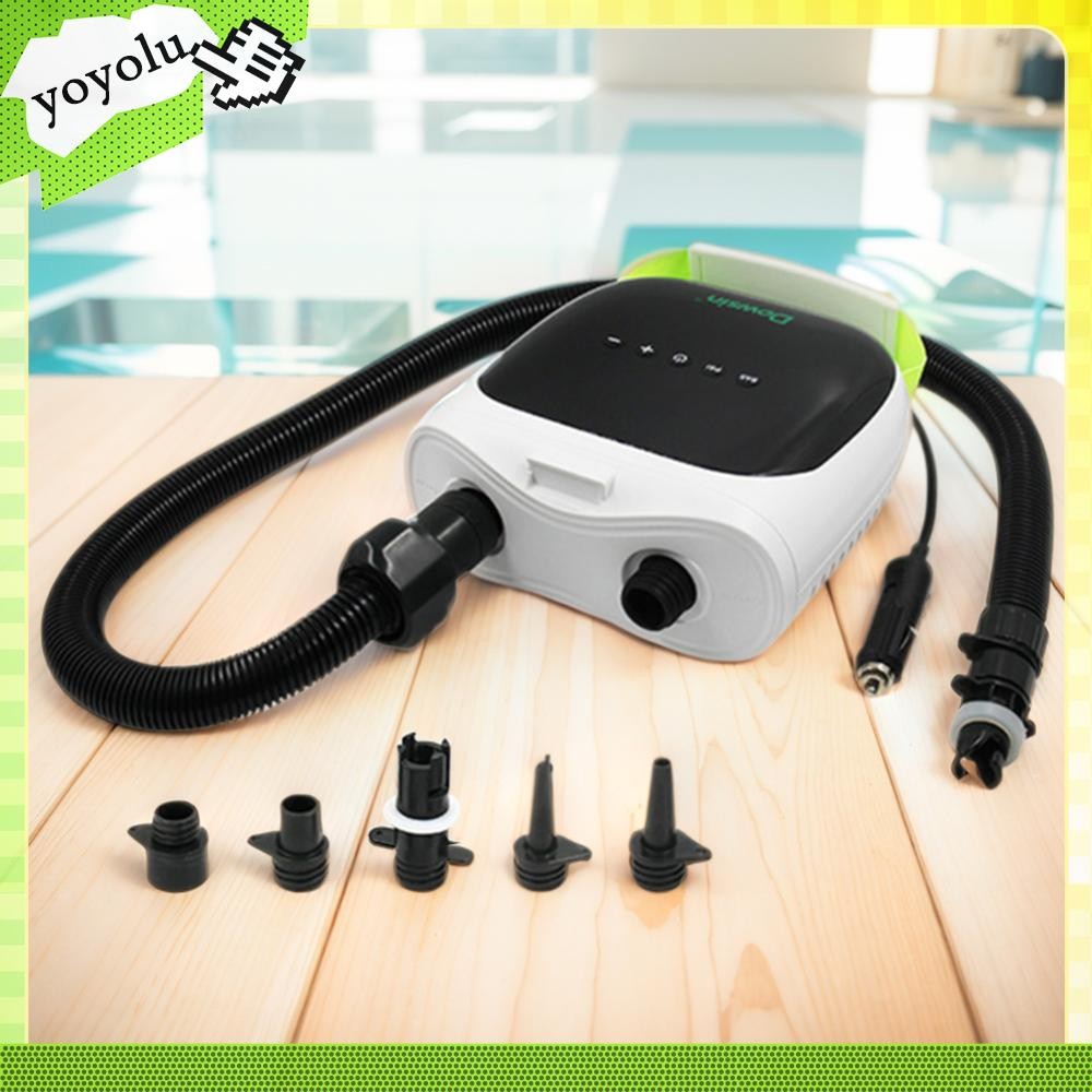 ปั๊มลมไฟฟ้า 20PSI Paddle Board Pump Dual Stage Inflation Portable SUP Pump