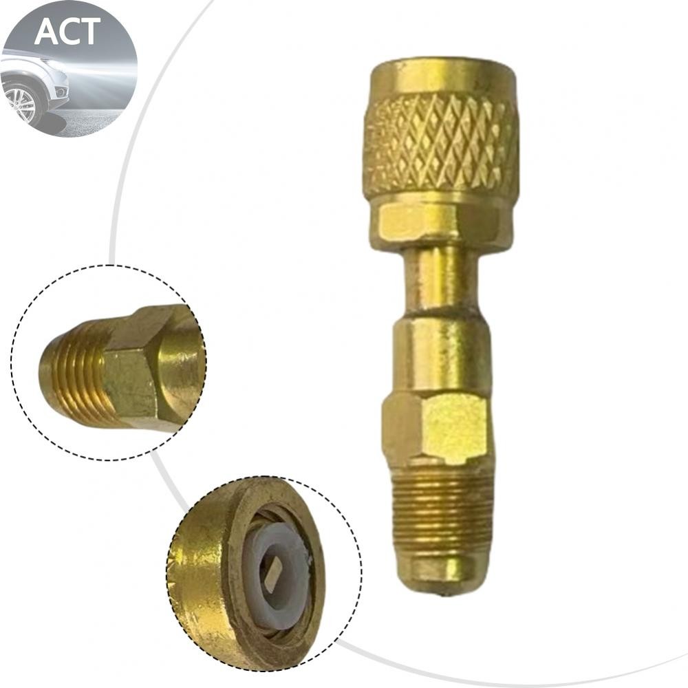 1/4 SAE-LH 1/4 นิ้ว SAE หญิงสําหรับ R32 R454B ถัง HVAC Mini-Split สูญญากาศ