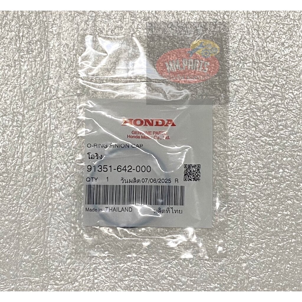 91351-642-000 โอริงชุดหน้าสัมผัส ของพูลเลย์ตาม PCX150 2012 , WAVE 110i AT (2010) , ICON 2007-2008 ,Z