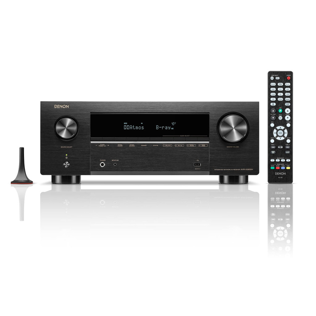 เดนอน Denon AVR-X3800H 9.4ch AV ซาวด์รีซีฟเวอร์ 8K Ultra HD, HDR10+, IMAX Enhanced, Auro-3D, รองรับก