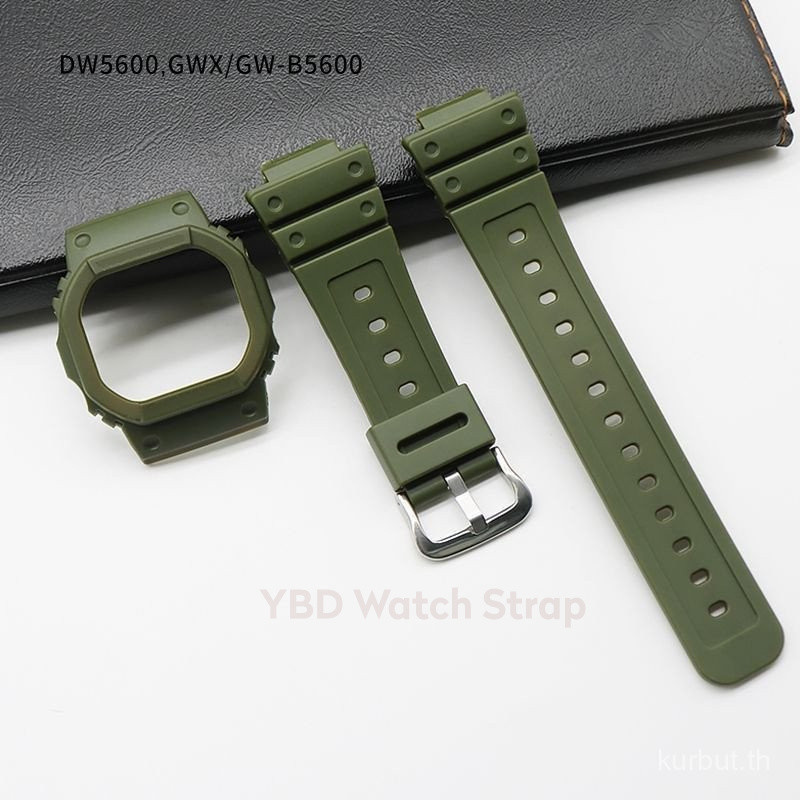 Ice Tough DW5600 GWX/GW-B5600 เคสเรซิ่นโปร่งใสและชุด Mod Band
