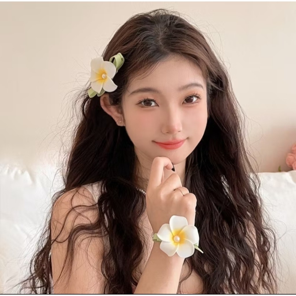 🌼【พร้อมส่ง】กิ๊บดอกลีลาวดีน่ารัก คลิปติดผมเล็กๆ สำหรับหน้าม้าด้านข้าง สไตล์เกาหลี