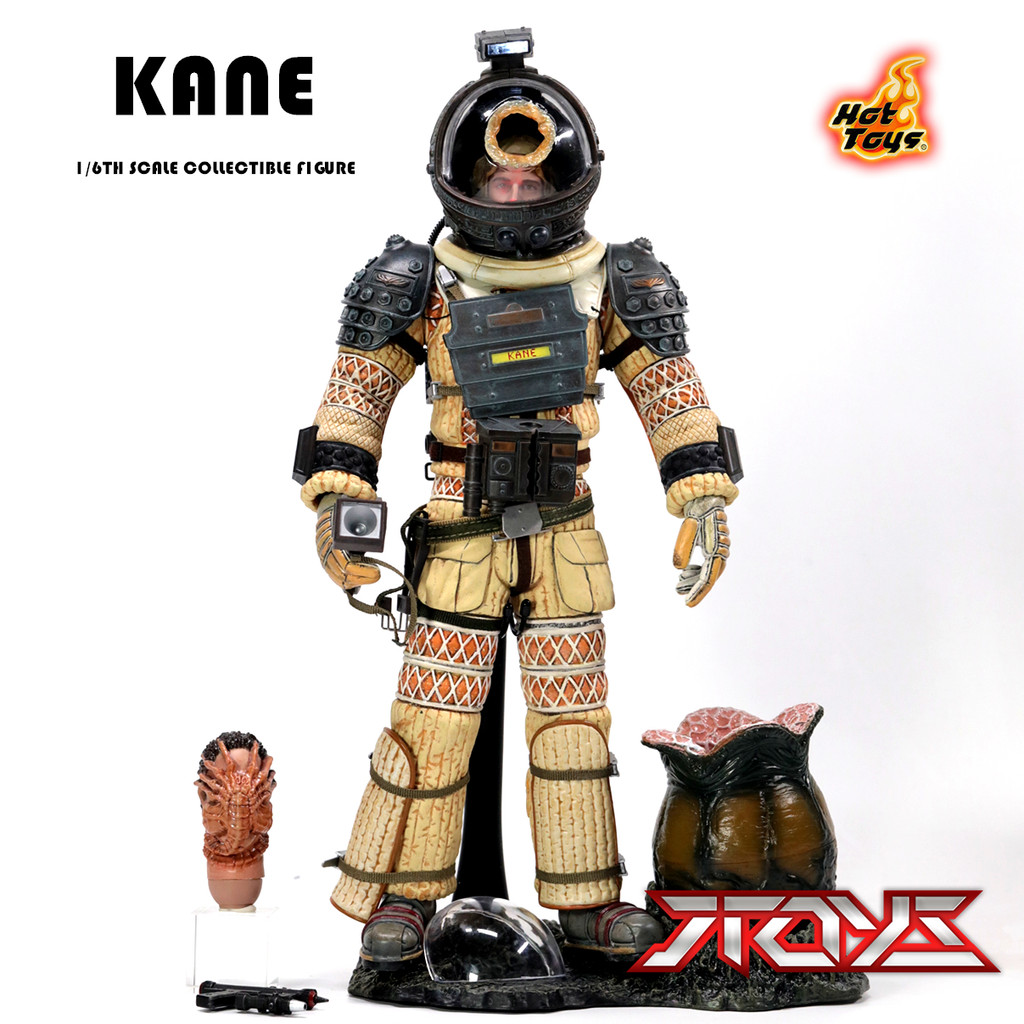 พร้อมสต็อก HT hottoys 1/6 Kane Alien Astronaut Predator Larvae Luminous Figure