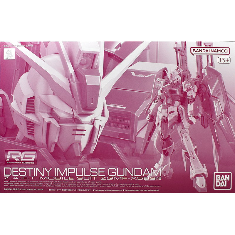 BANDAI PB RG 1/144 ชุดมือถือ GUNDAM SEED ZGMF-X56S/ DESTINY IMPULSE GUNDAM