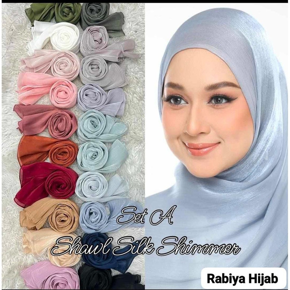 SHAWL SHIMMER VIRAL PLAIN คุณภาพสูงและความสะดวกสบาย