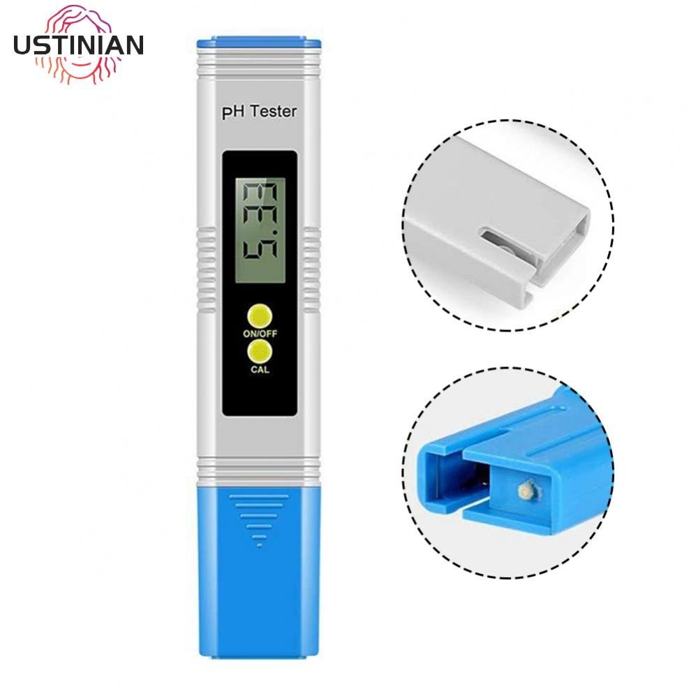 [UTIA]Easy to Use Digital pH Meter for Testing For Water with Temperature Compensation