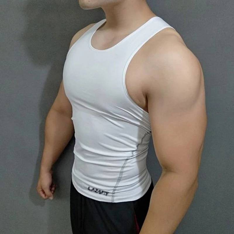 Super Stretch Muscle Sleeveless Sports Fitness Tights Quick-Drying Breathable High Elastic Clothing 