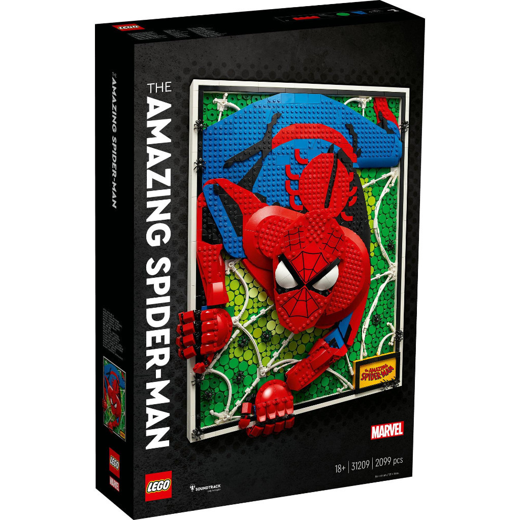 LEGO Art 31209 The Amazing Spider-Man Building Kit (2,099 ชิ้น)
