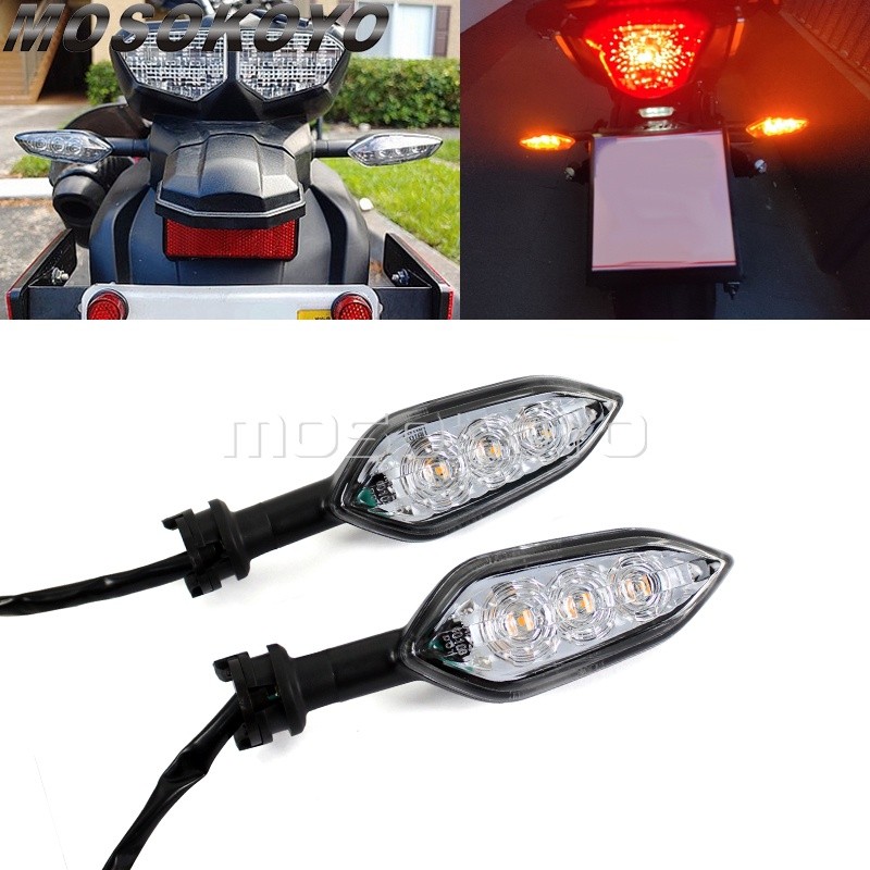 MO LED เลี้ยวไฟแสดงสถานะเลี้ยวสำหรับ Yamaha YZF R1 R15 R25 R3 R125 MT-03 MT-25 FZ16 FZ-8 YBR125 YBR2