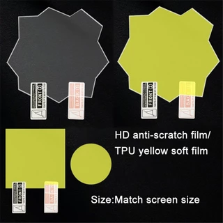 HORIZ 1/3 ชิ้นฟิล์มป้องกันหน้าจอ,HD Anti-scratch TPU แผงสีเหลืองฝาครอบป้องกัน,ตัวป้องกันหน้าจอแบบนุ่มสําหรับ Tamagotchi Paradise สําหรับ Tamagotchi Paradise