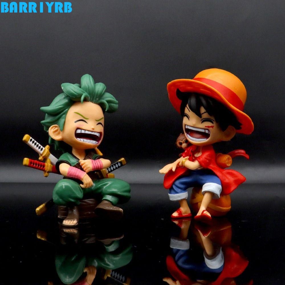 BARR1YRB ลิง D LuffyFigures,ภาพเคลื่อนไหวอุปกรณ์ต่อพ่วงQรุ่นLuffyอะนิเมะรูปปั้นPVCมังงะFigurineอะนิเมะNautical King Action Figureเดสก์ท็อปตกแต่ง