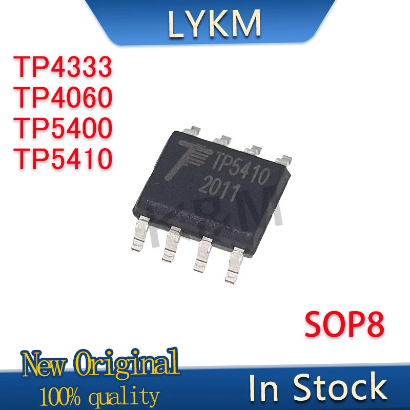 1-5PCS TP4333 TP4060 TP5400 TP5410 SOP8 แบตเตอรี่ลิเธียม boost control ชิป