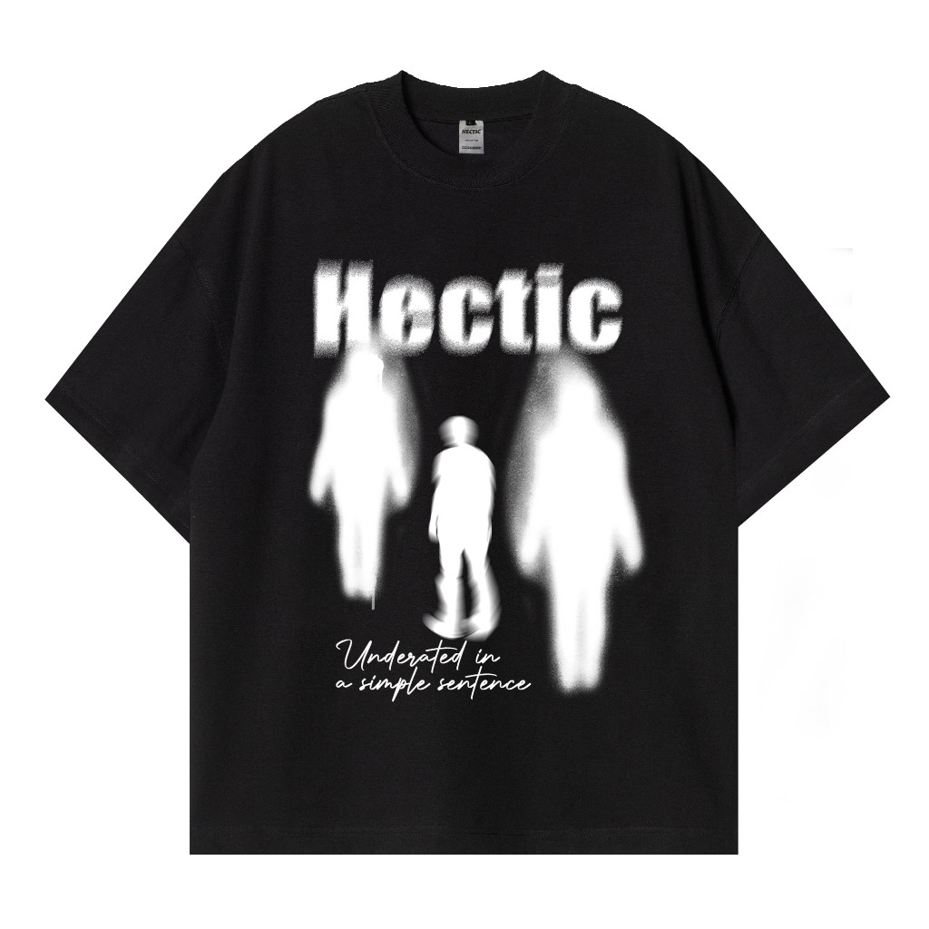 เสื้อยืดสีดํา - Blurik - HECTIC