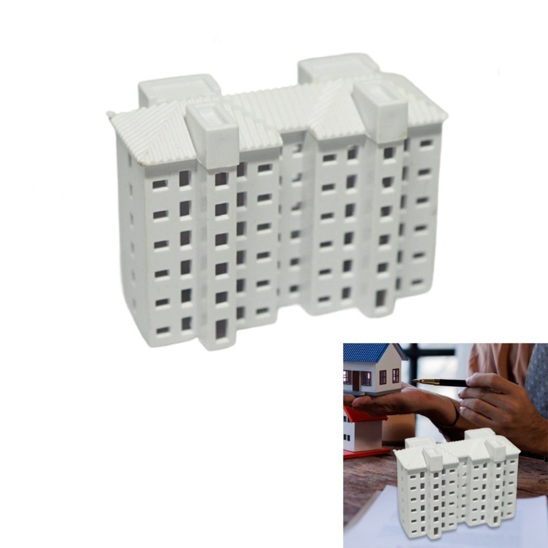 Po* N Scale 1 500 Apartment Building Assembling Model Outland Realism Scene Decors