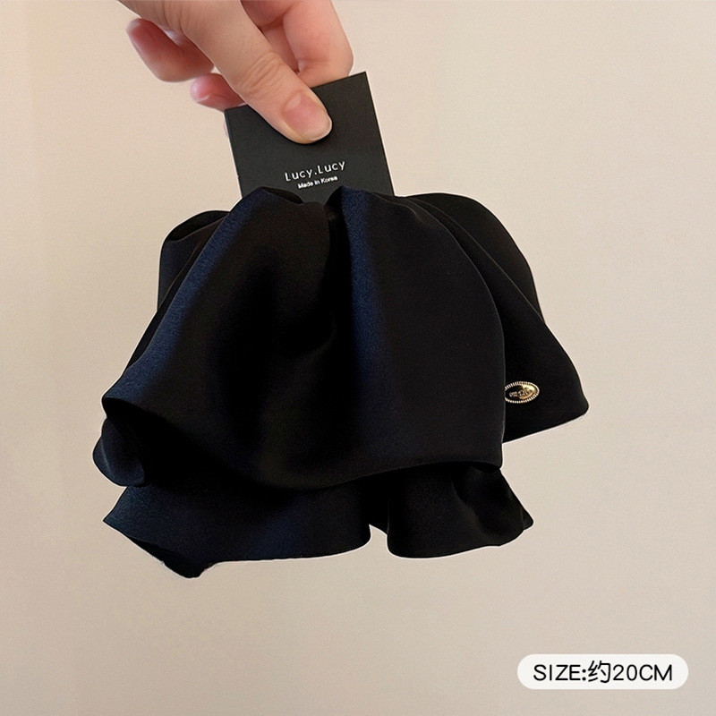 กระโปรงซาตินสไตล์เกาหลี พร้อมคลิปผมหางม้า คุณภาพสูง - รูปที่ 3