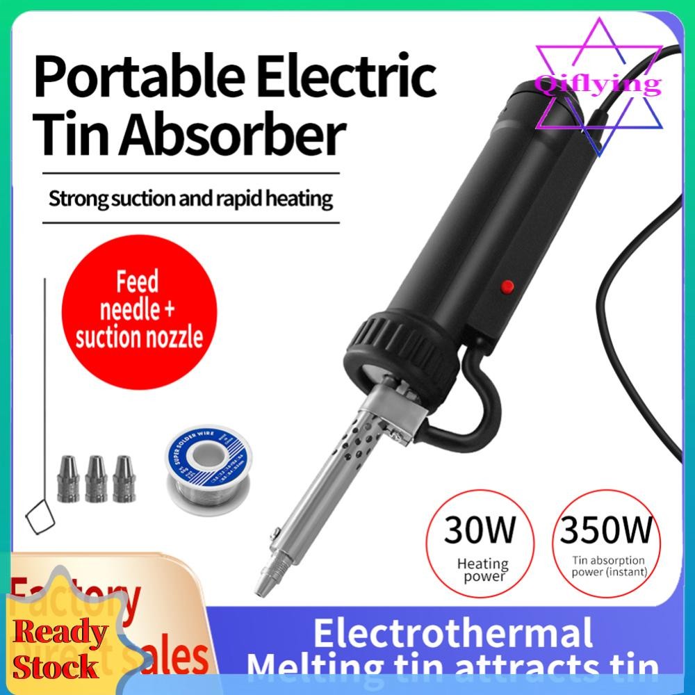 BBT-680 เครื่องดูดฝุ่นไฟฟ้า Solder Sucker ไฟฟ้าสูญญากาศ Solder Sucker พร้อม 3Nozzle