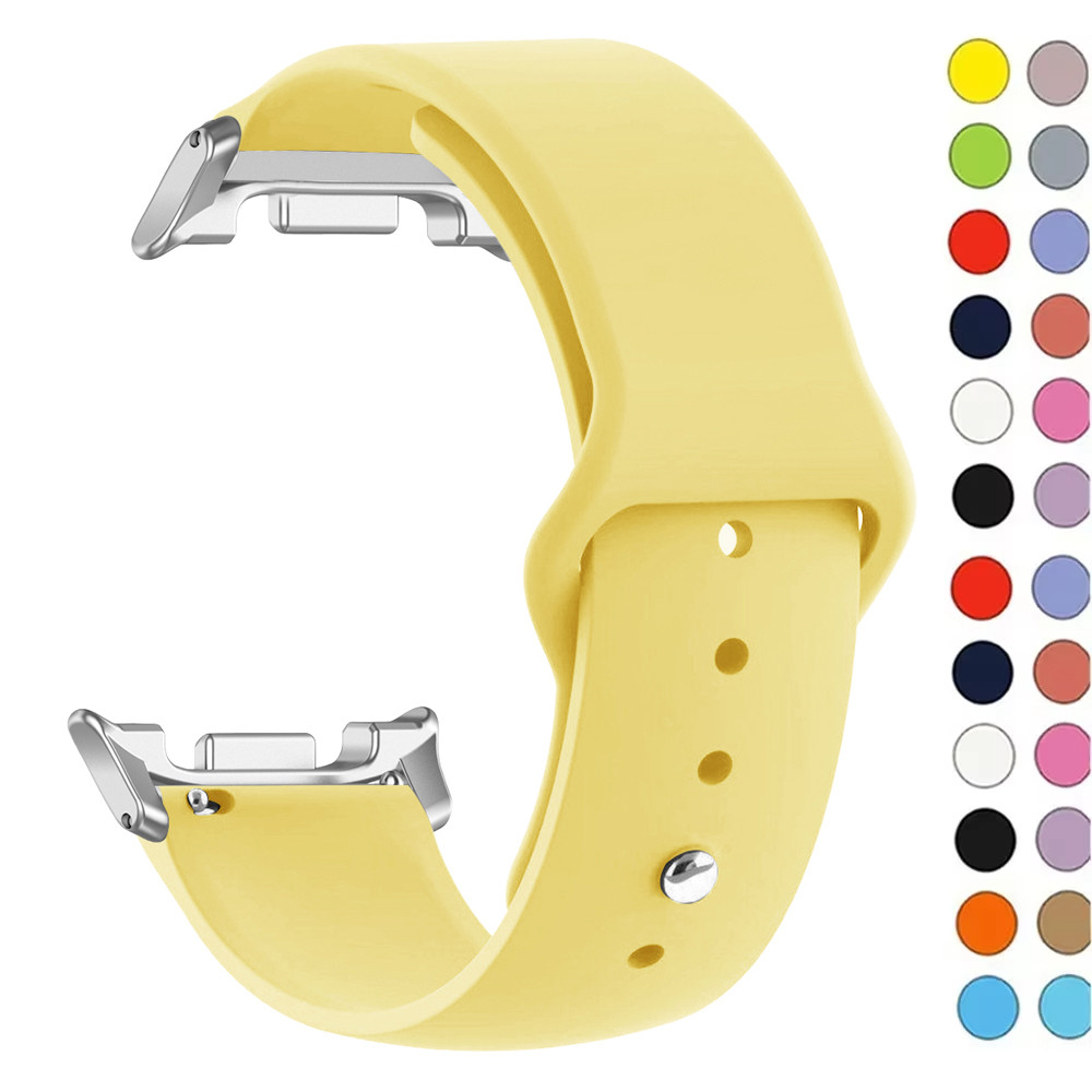 No Gaps สายซิลิโคนสําหรับ Samsung Galaxy Watch8 40 มม. 40 44 มม.สร้อยข้อมือกีฬา Galaxy watch 8 Classic 46 46 มม.สายรัดข้อมือ