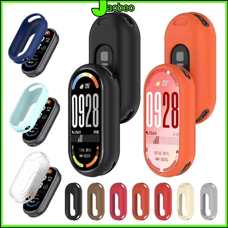 กรณีป้องกัน Gores for Miband 10 9 ฝาป้องกันยางอ่อนซิลิโคนซิลิโคนป้องกันหน้าจอ อุปกรณ์เสริม for สมาร์ทว็อช MiBand 8