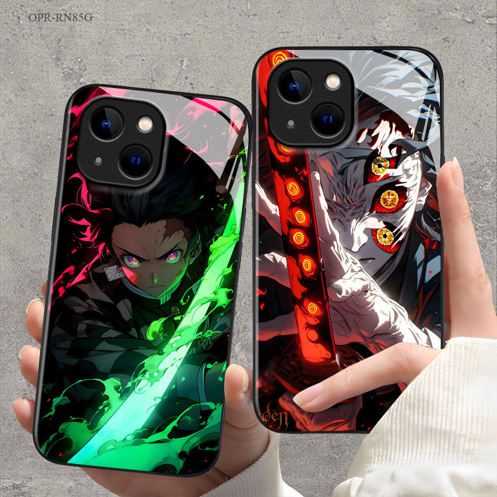 OPPO Reno 8 8Z 7 7Z 6Z 6 5 4 2F F11 F9 F7 F5 Pro Youth 4G 5G เคสออปโป้ Hat Boy Glass Case BL