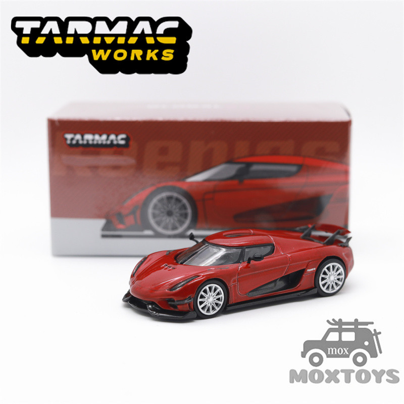 Tarmac Work 1:64 Regera Red Metallic รถโมเดลDiecast